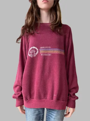 1970s/80s Immanuel Warriors raglan sweatshirt