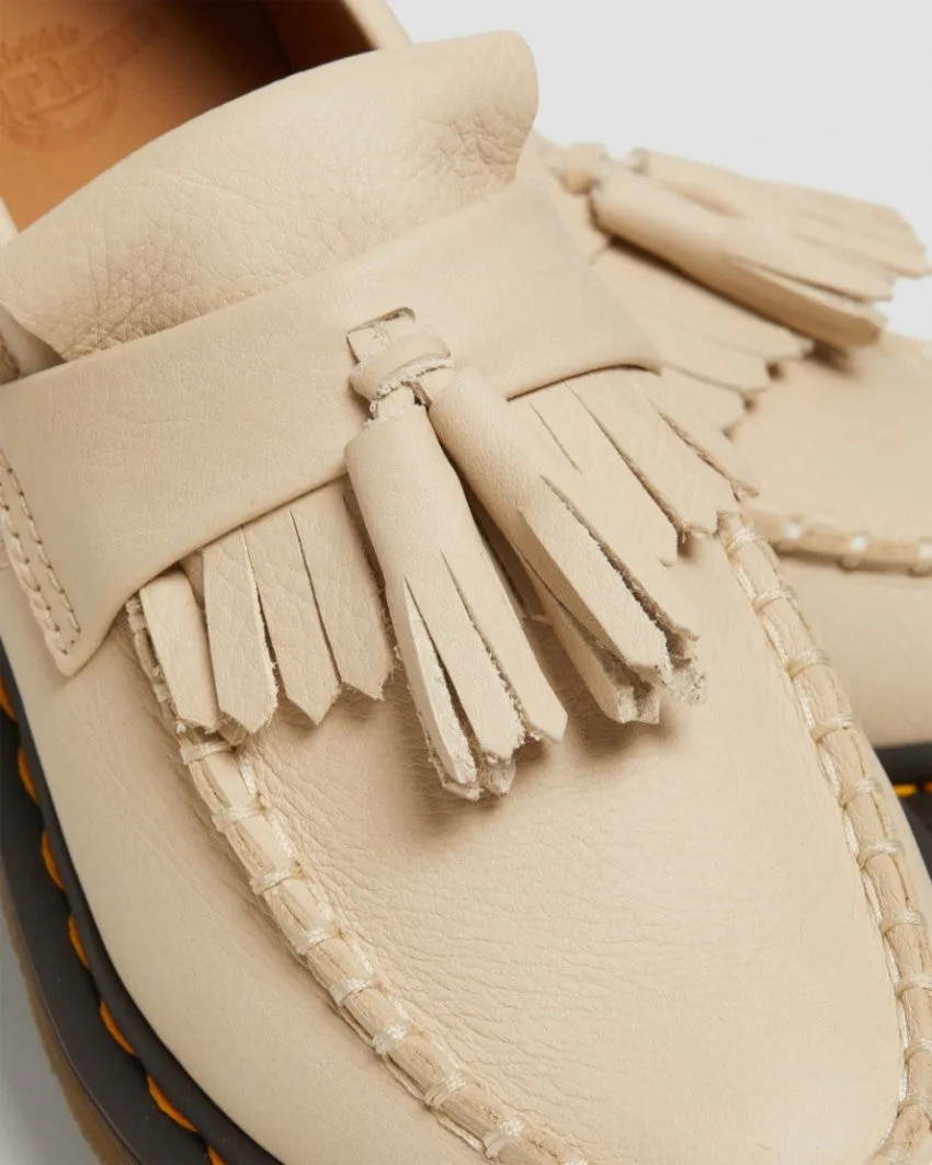 Adrian Tassel Loafer - Parchment Beige Virginia