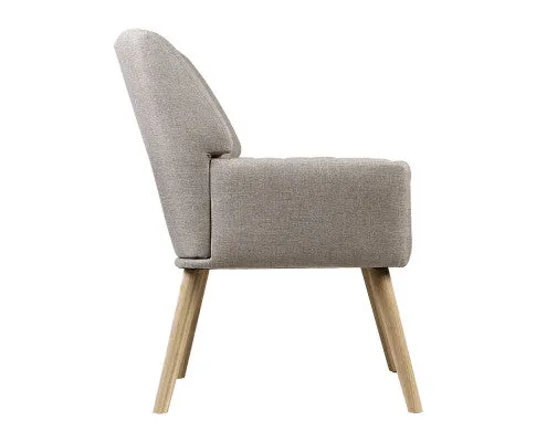 Armchair Lounge Chair Armchairs Accent Chairs Sofa Couch Fabric Beige
