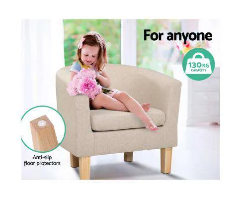 Armchair Lounge Chair Tub Accent Armchairs Fabric Sofa Chairs Wooden