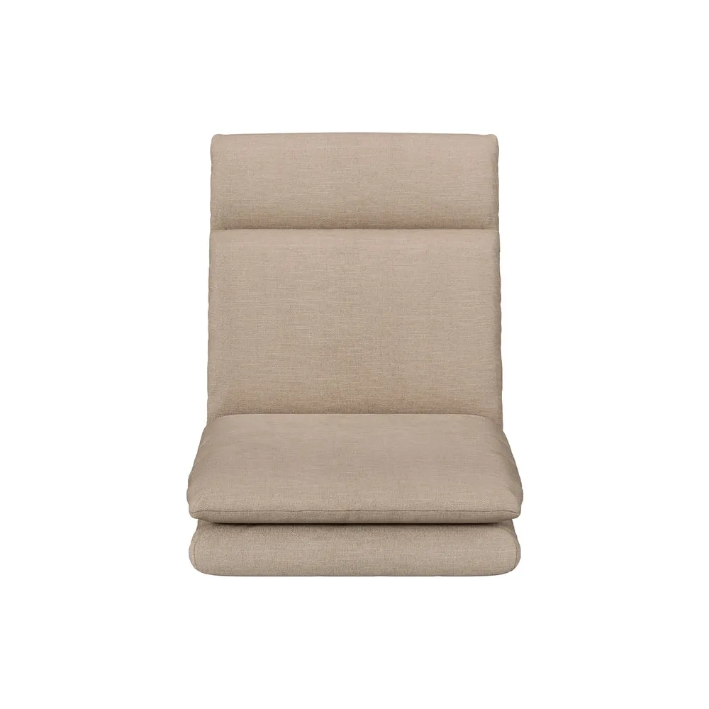 Artiss Floor Lounge Sofa Bed 1 Seater Linen Beige