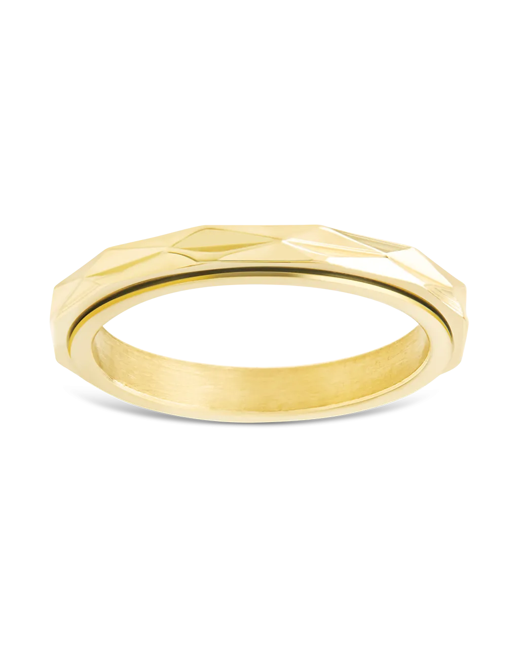 Ashlyn Thin Polished Fidget Band Ring