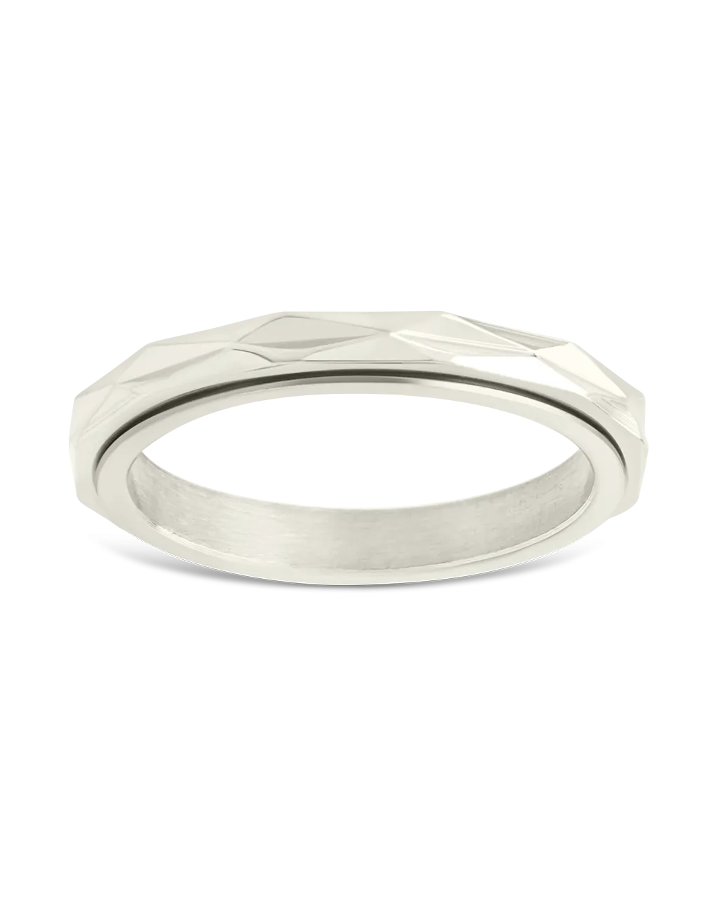 Ashlyn Thin Polished Fidget Band Ring