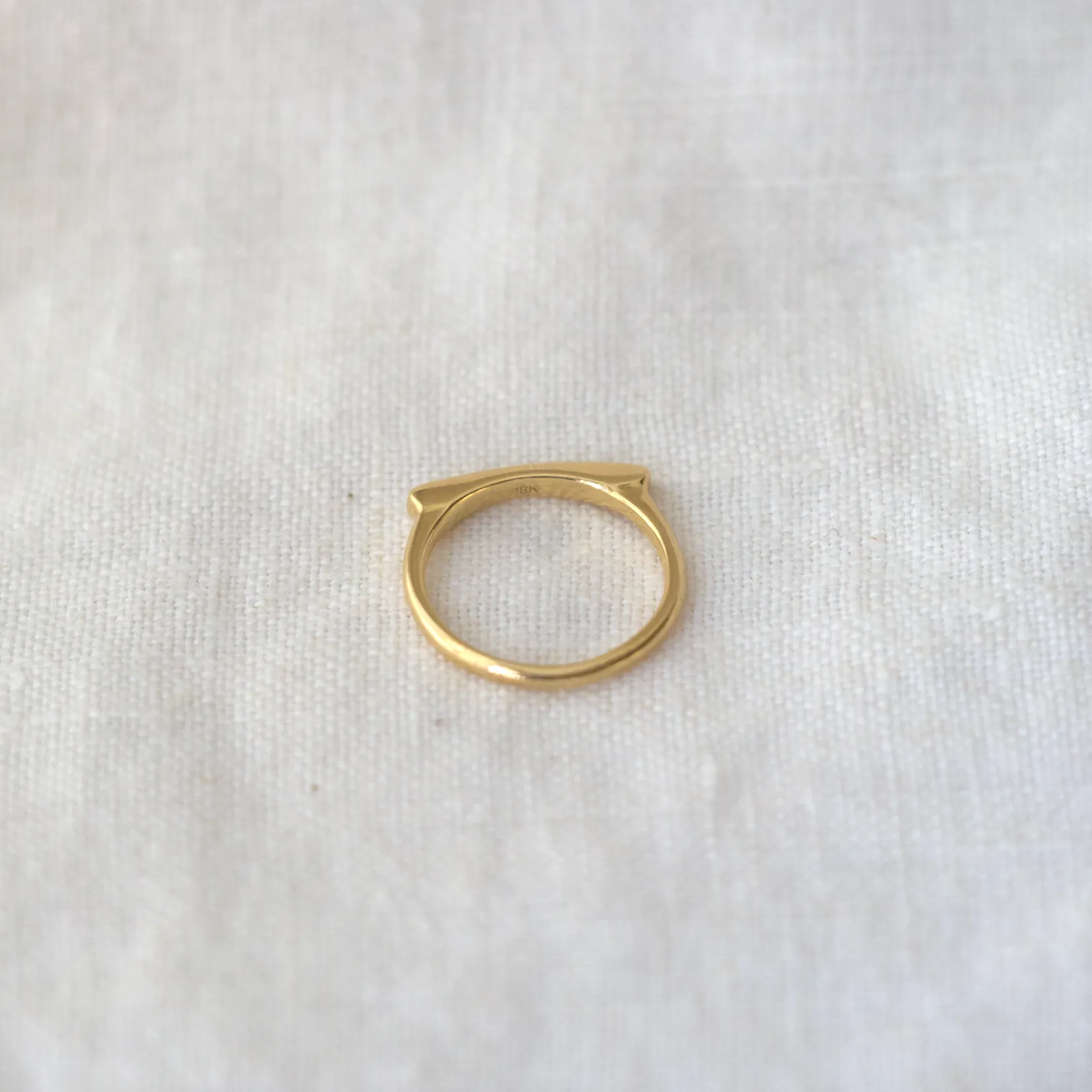 Baby Message Ring - Baguette Diamonds