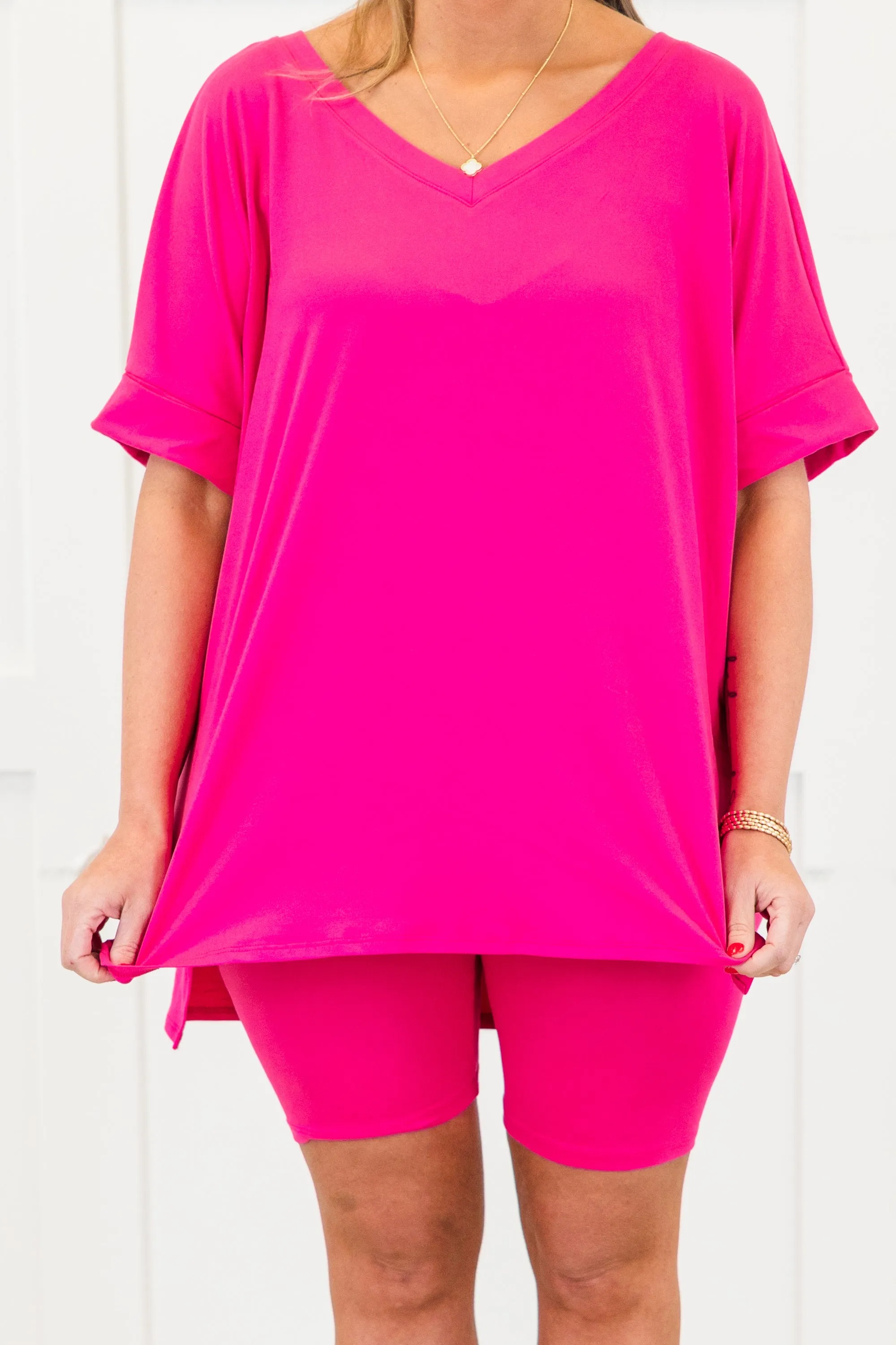 Bare Necessities Set, Neon Hot Pink