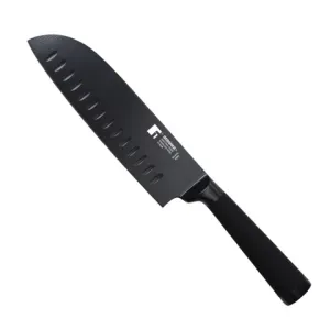 Bergner Black Blade Stainless Steel Santoku Knife BG-8776