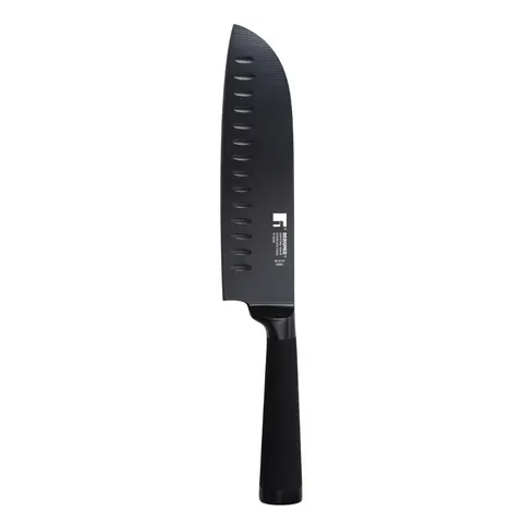 Bergner Black Blade Stainless Steel Santoku Knife BG-8776