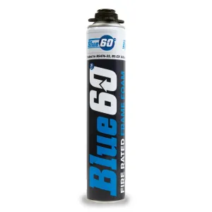 Blue 60 Gun Grade Fire Door Frame Foam- 750ml