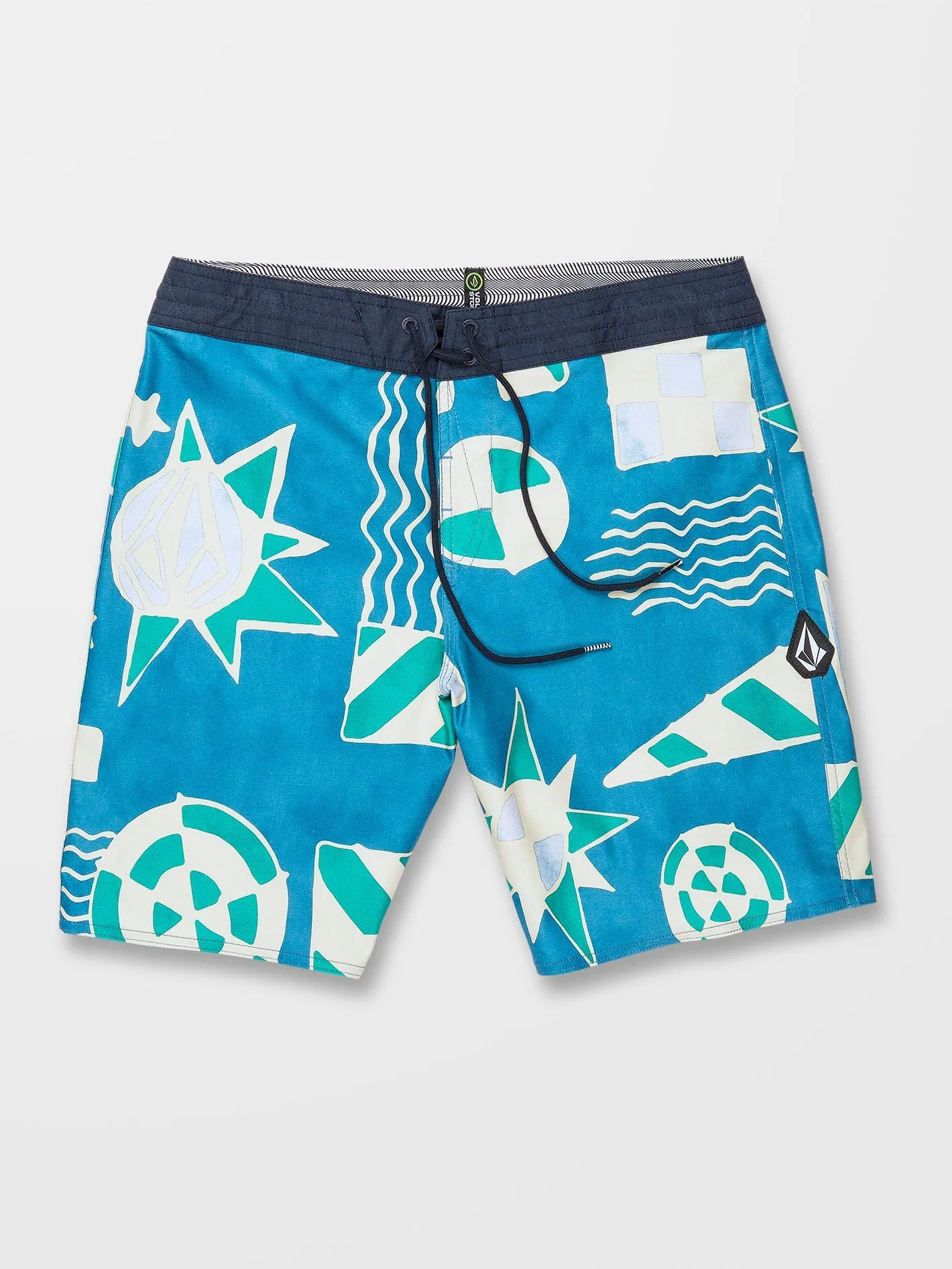 Boardshort Geo Stoney 19" - AGED INDIGO