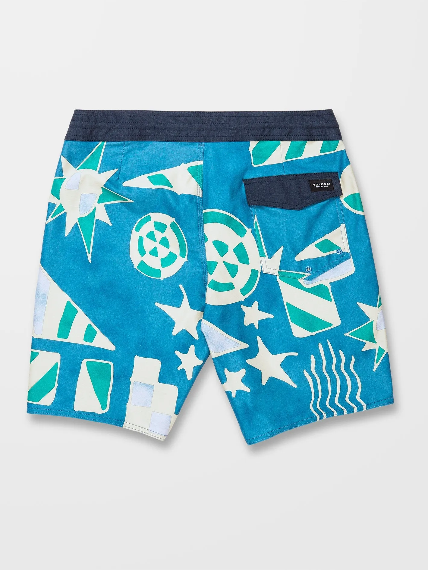 Boardshort Geo Stoney 19" - AGED INDIGO
