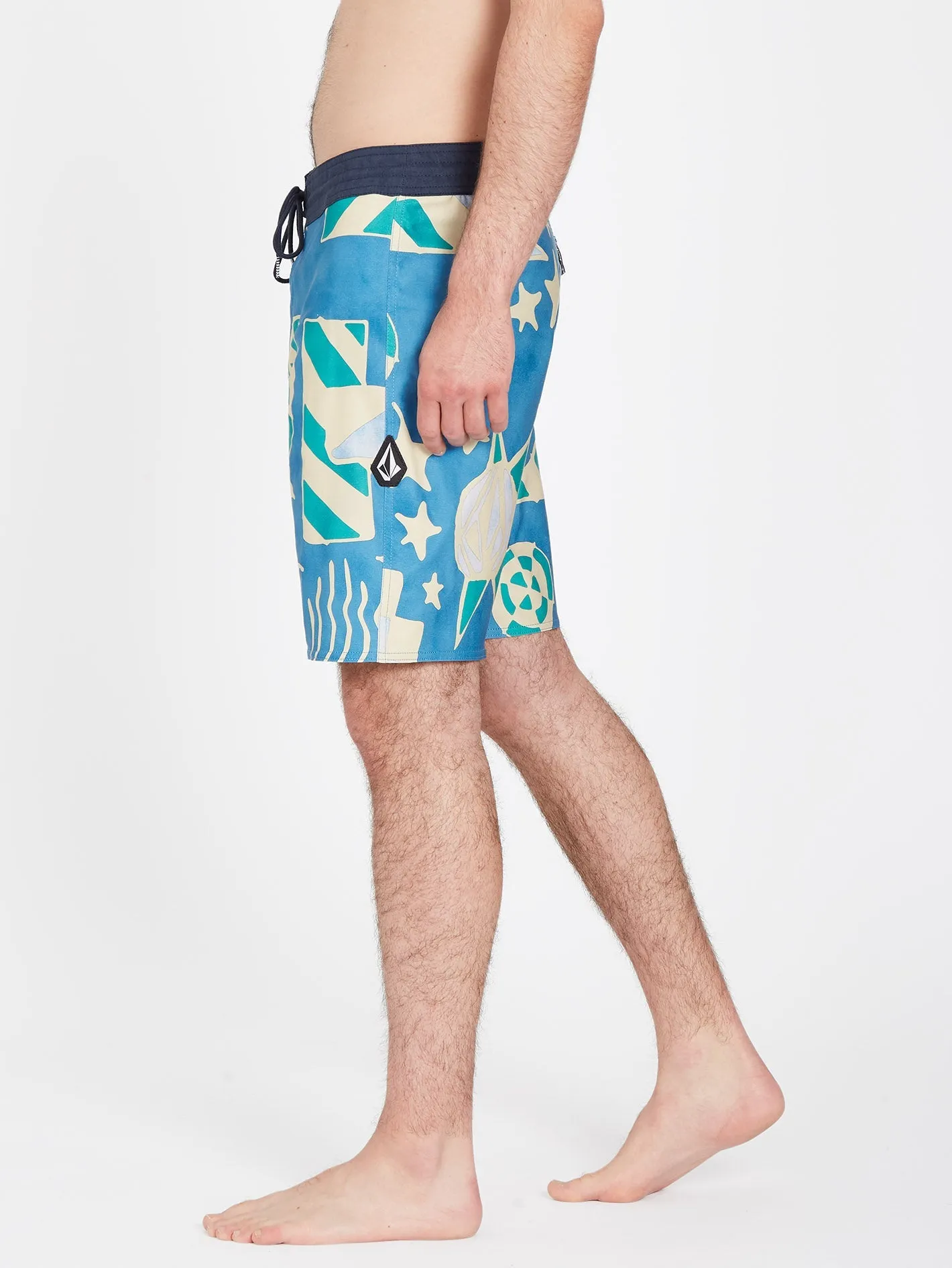 Boardshort Geo Stoney 19" - AGED INDIGO