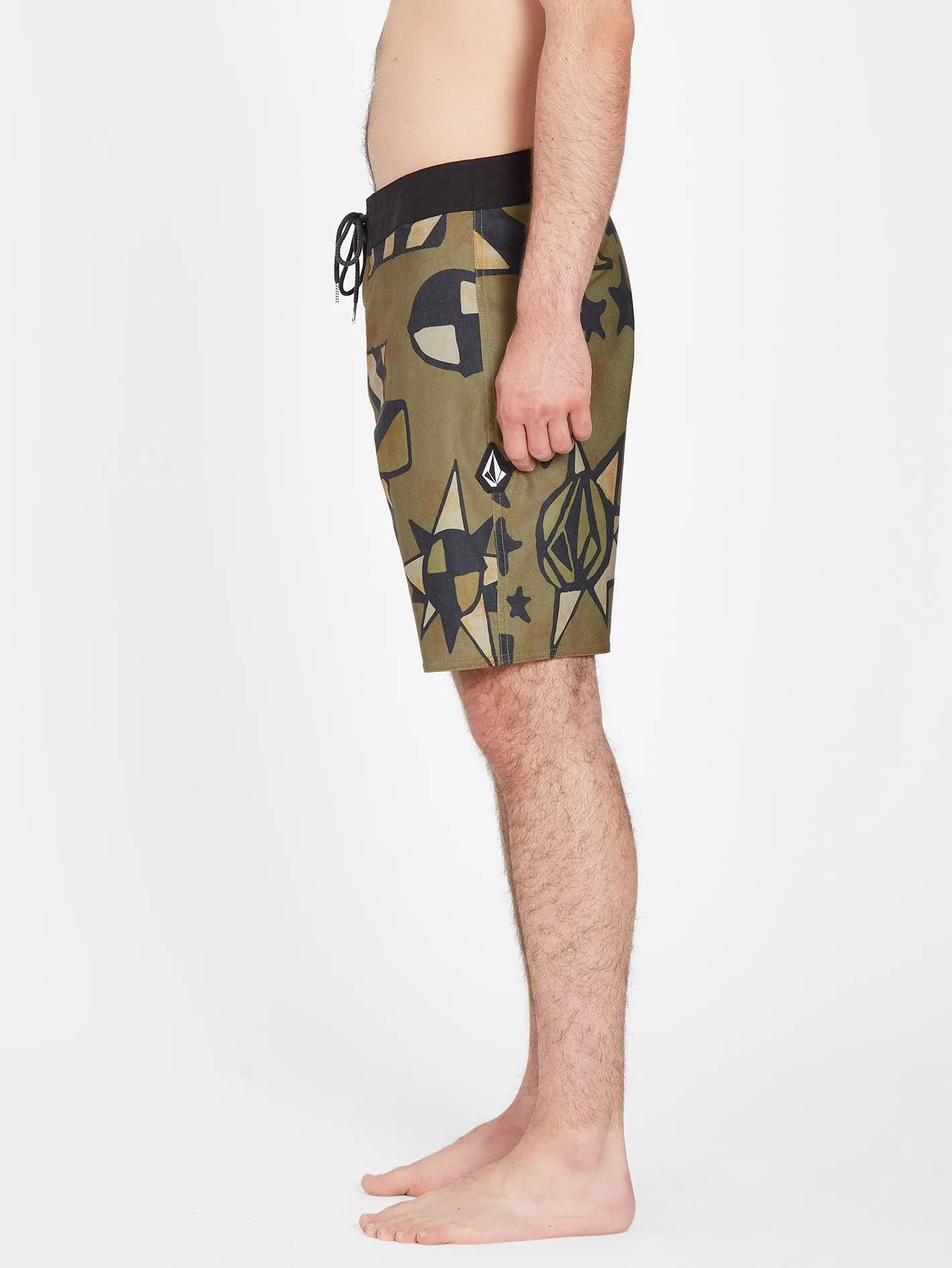 Boardshort Geo Stoney 19" - SERVICE GREEN