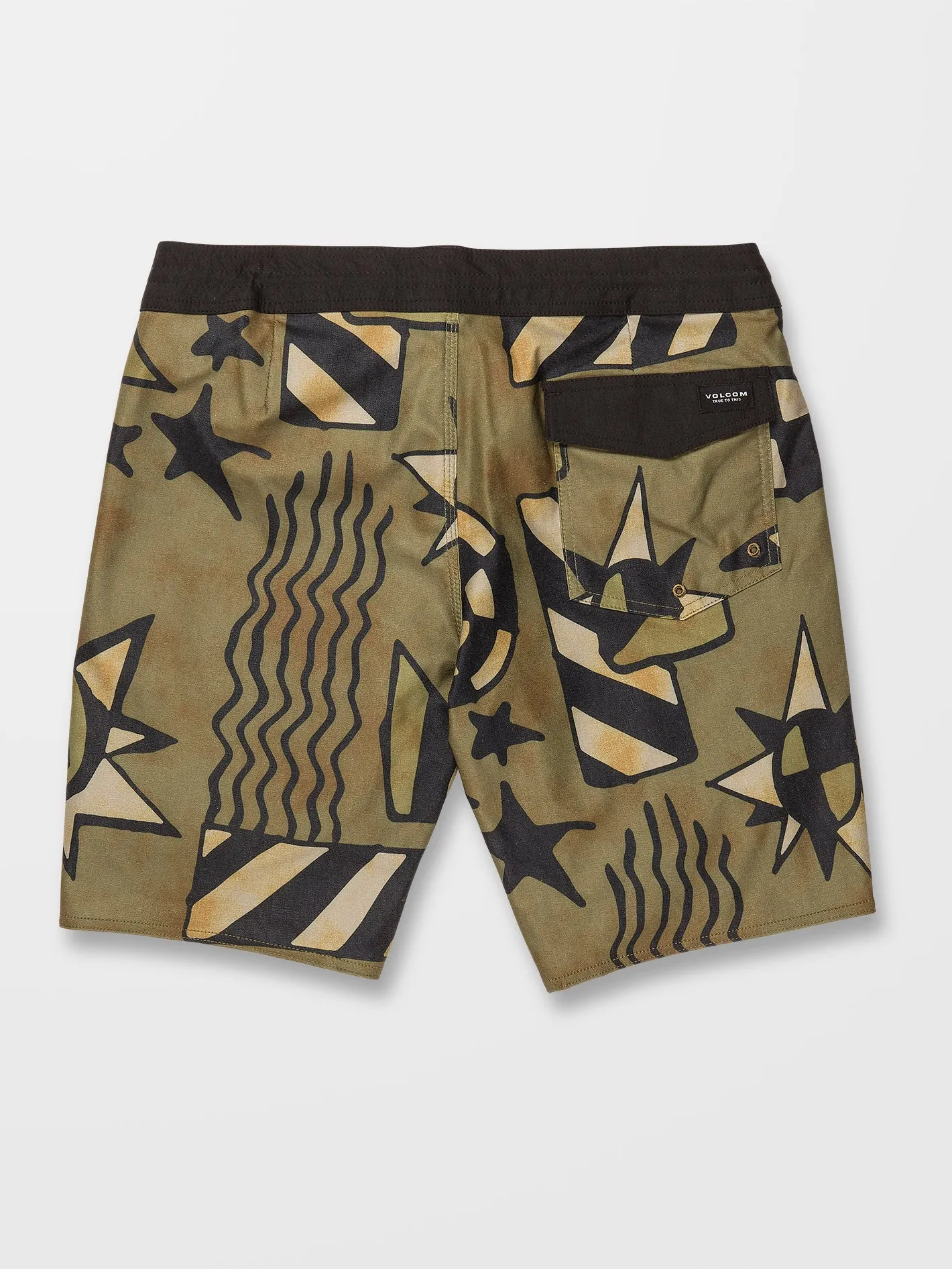 Boardshort Geo Stoney 19" - SERVICE GREEN