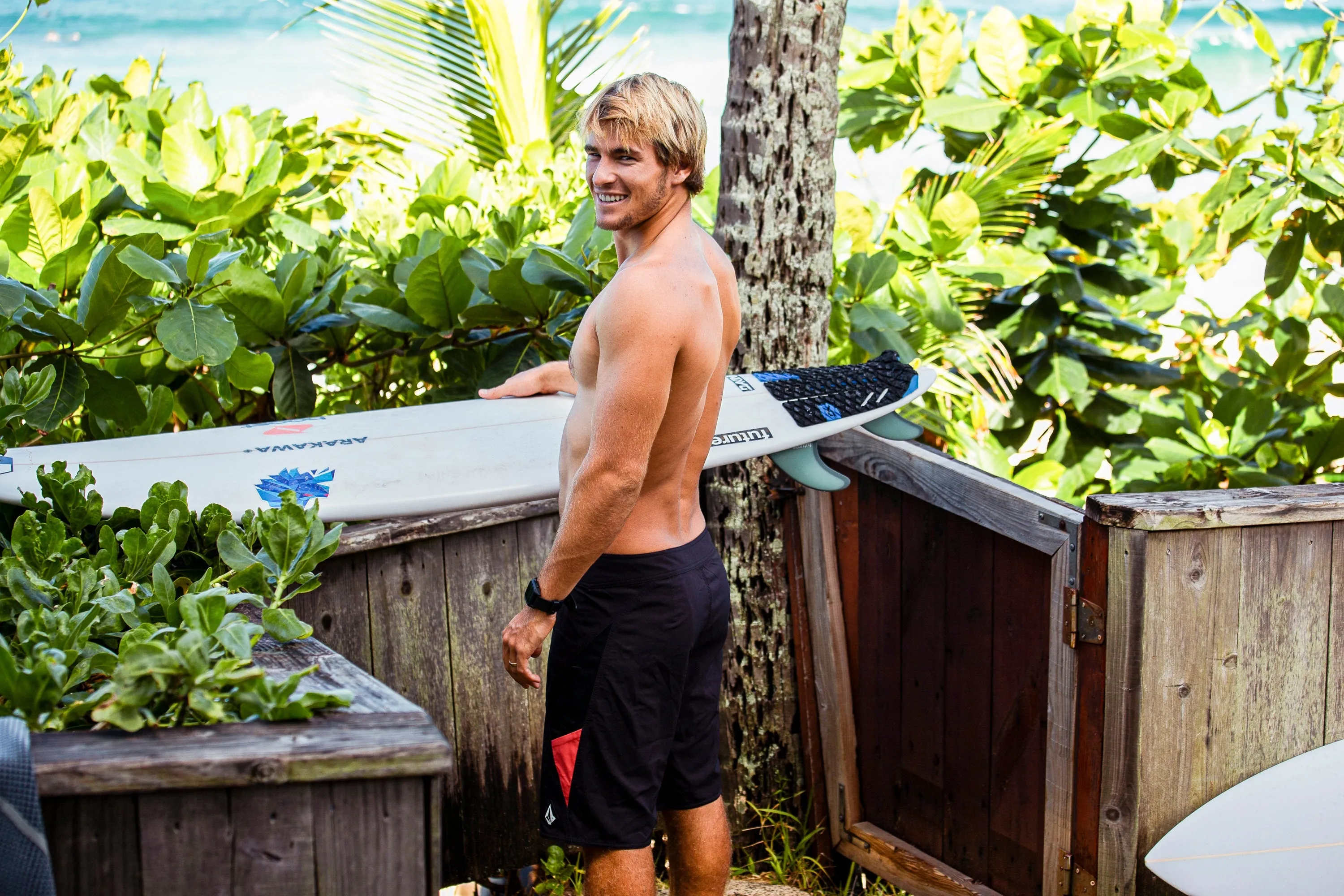 Boardshort Surf Vitals J Robinson 20" - BLACK