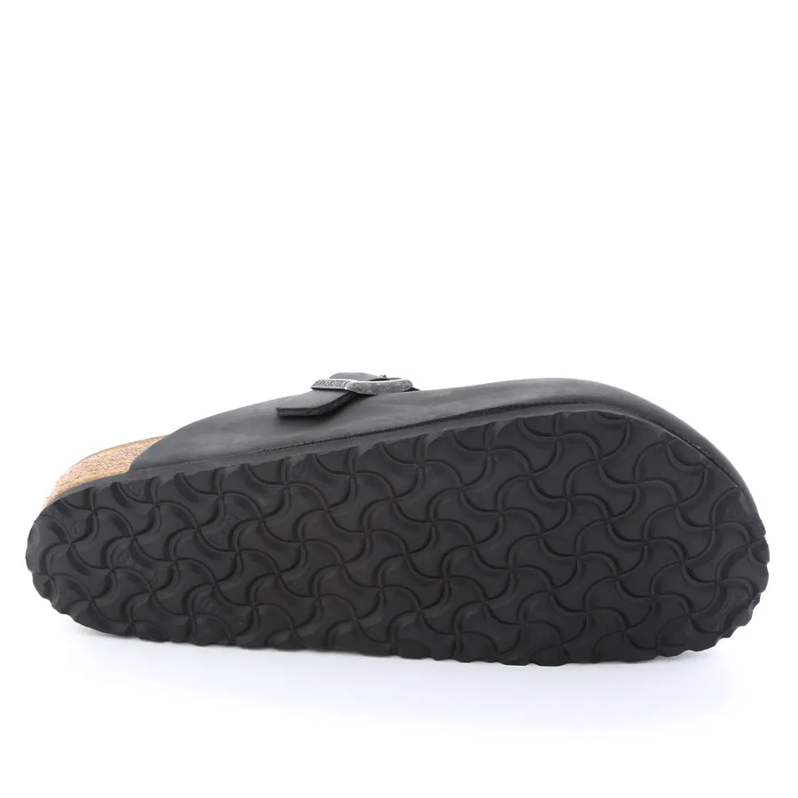 BOSTON - BLACK - OIL LEATHER