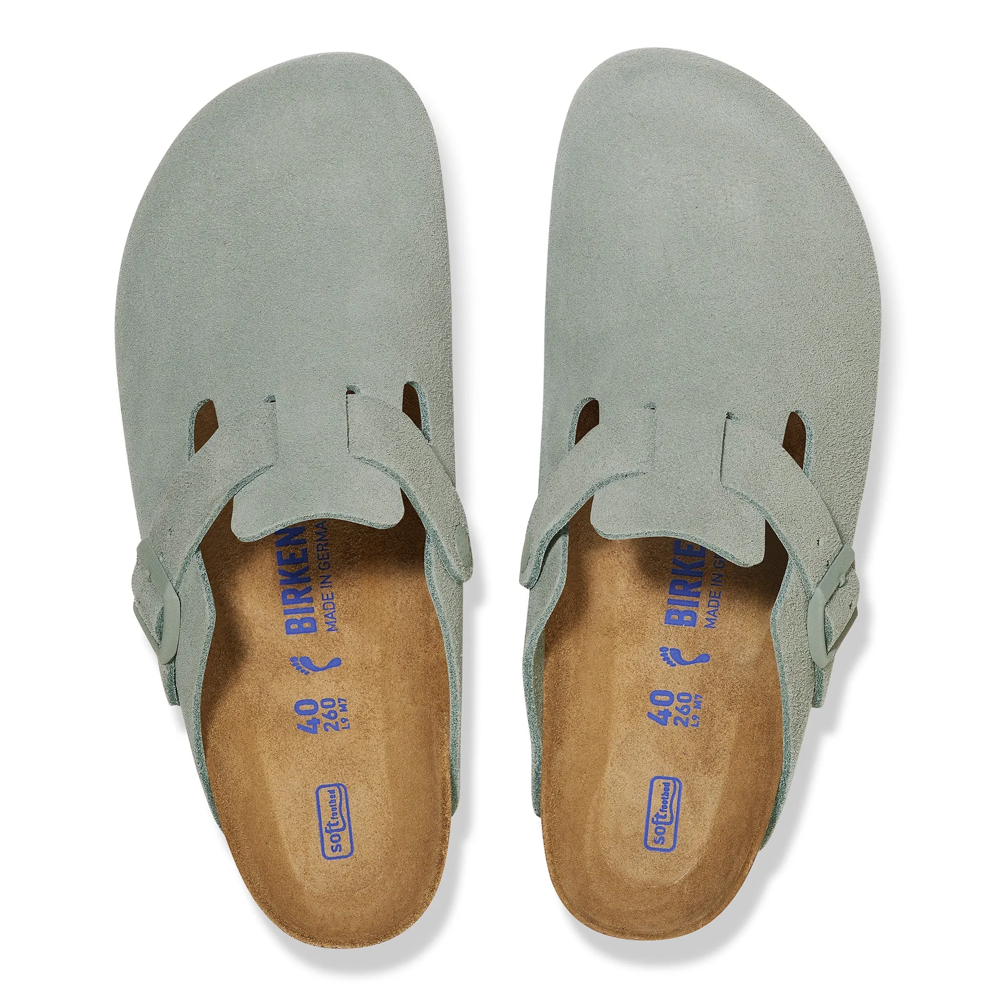 BOSTON SOFT - SAGE - SUEDE