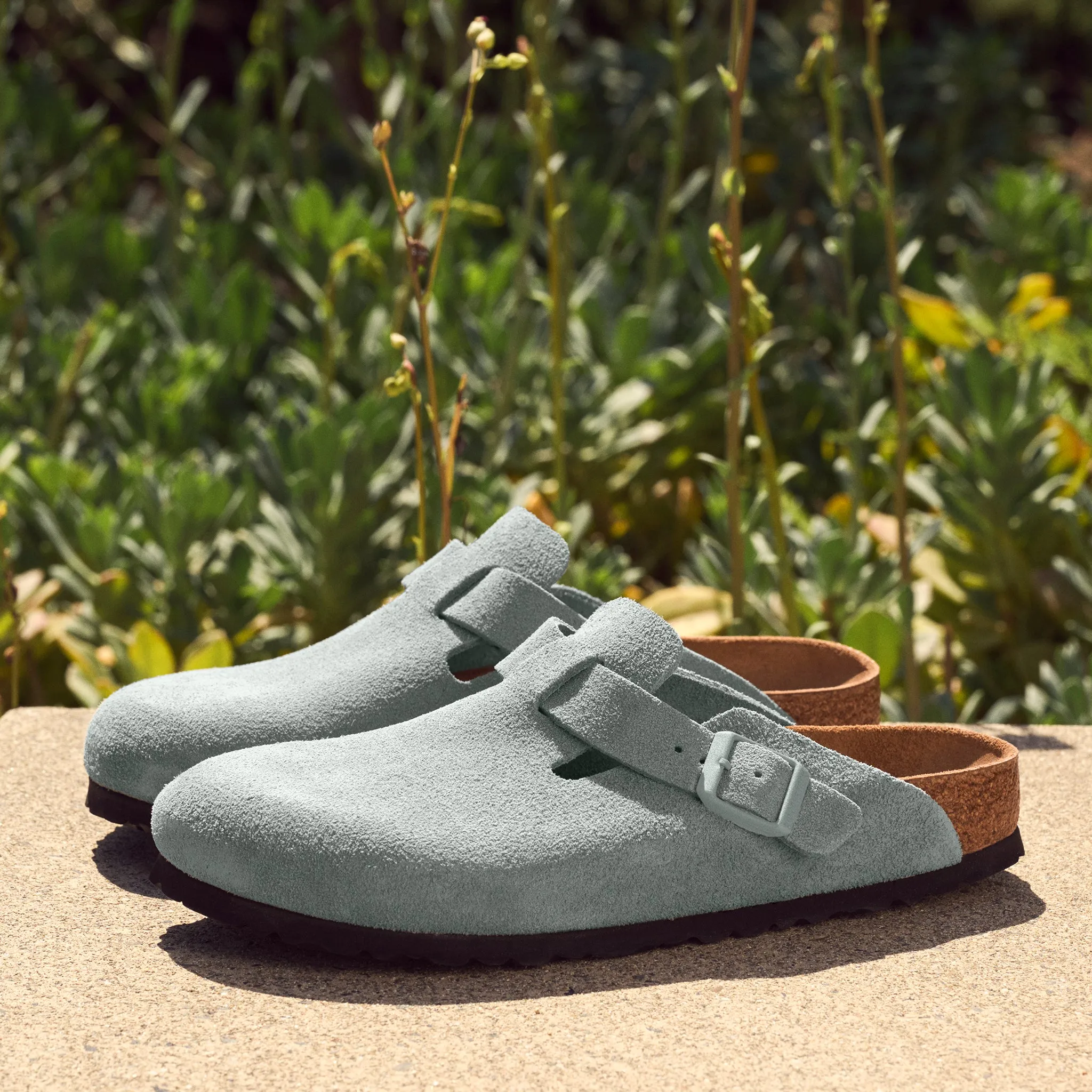 BOSTON SOFT - SAGE - SUEDE