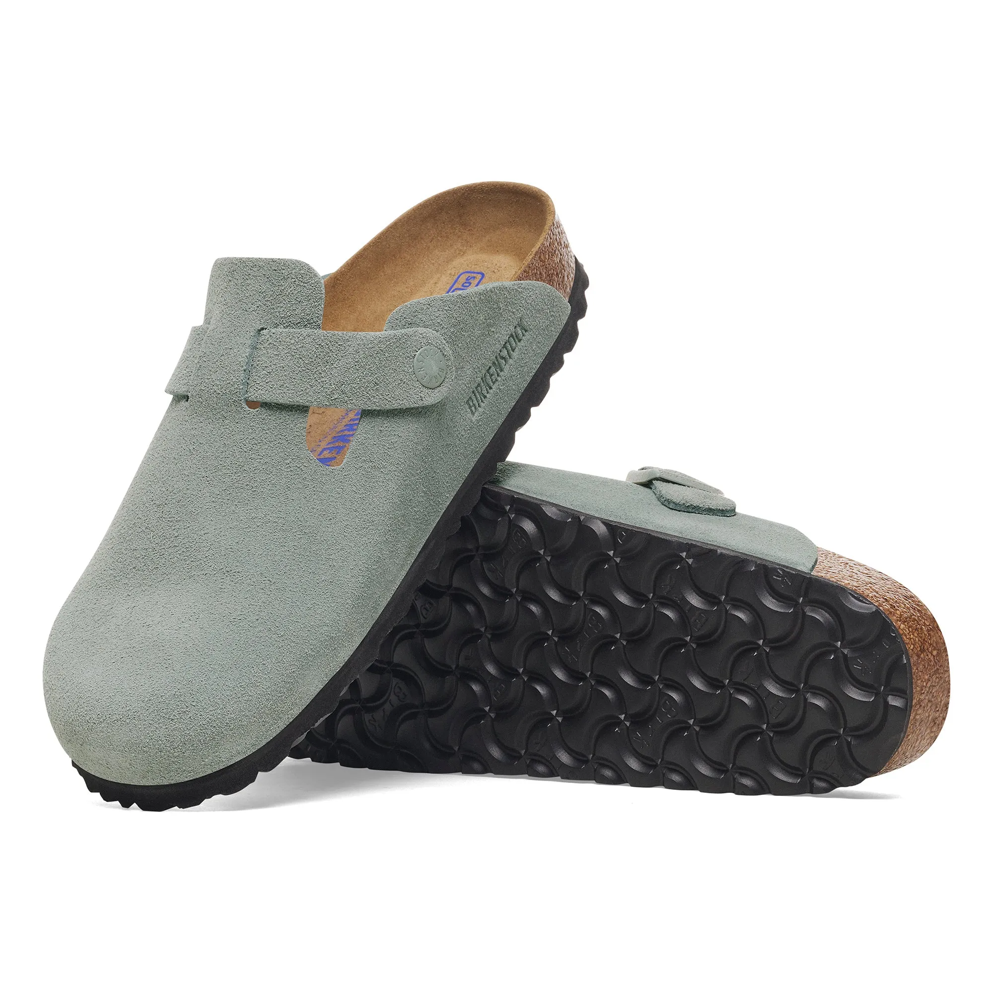 BOSTON SOFT - SAGE - SUEDE
