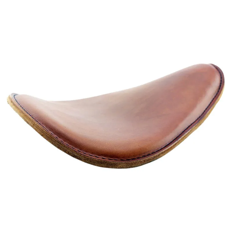 Brown Leather Thin High Back Solo Seat