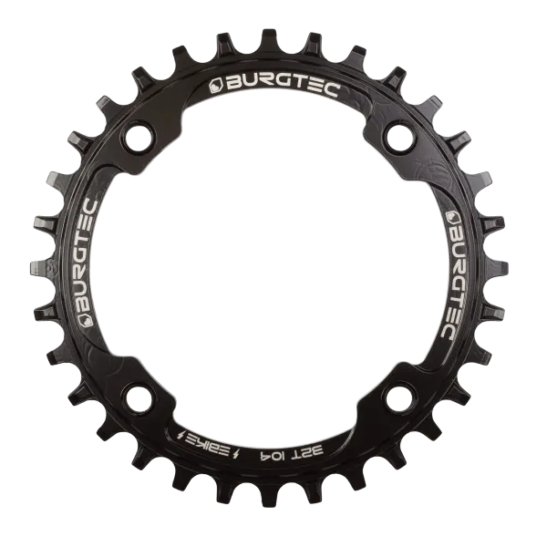 Burgtec 104mm BCD Inside Fit E-Bike Steel Thick Thin Chainring