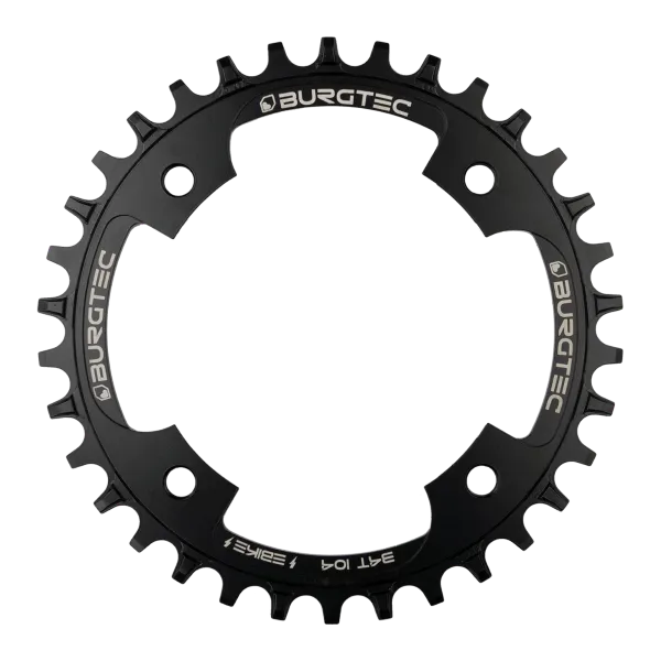 Burgtec 104mm BCD Outside Fit E-Bike Steel Thick Thin Chainring 34T [Shimano]