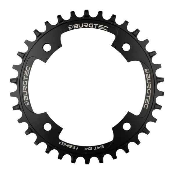 Burgtec 104mm BCD Outside Fit E-Bike Steel Thick Thin Chainring 34T [Shimano]