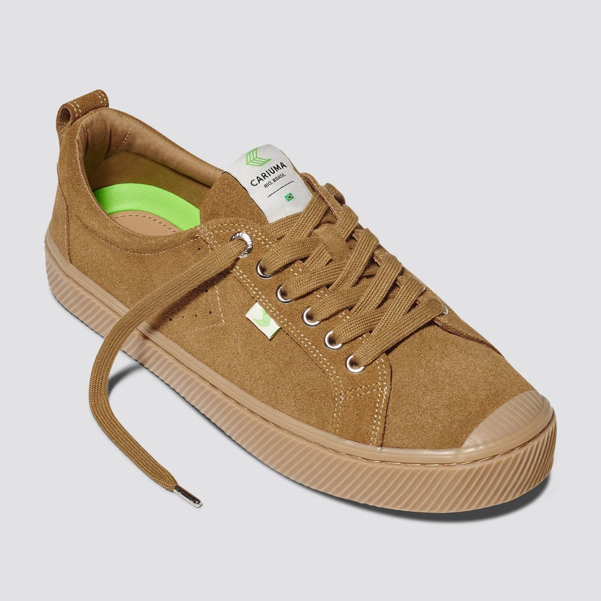 Cariuma OCA Low Women All Camel Suede Sneaker