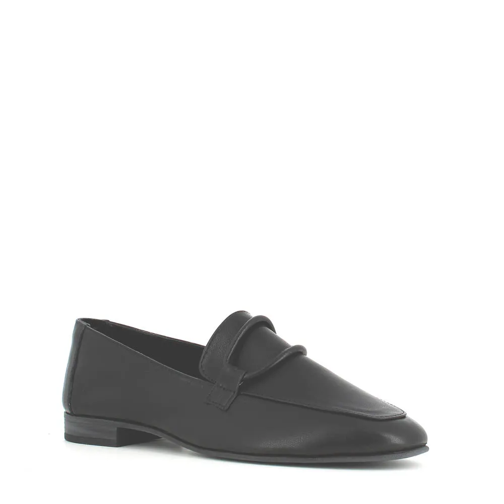 Cinders Edit Soft Leather Loafer Black