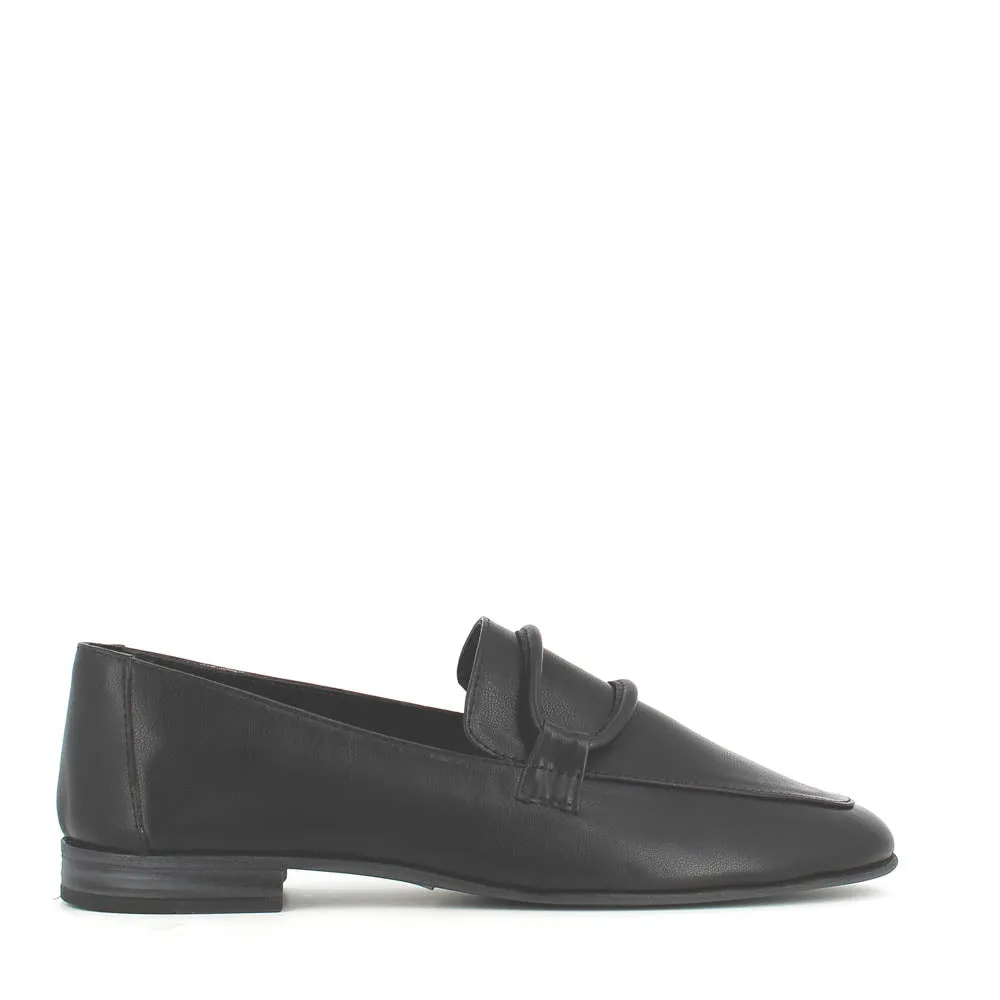 Cinders Edit Soft Leather Loafer Black