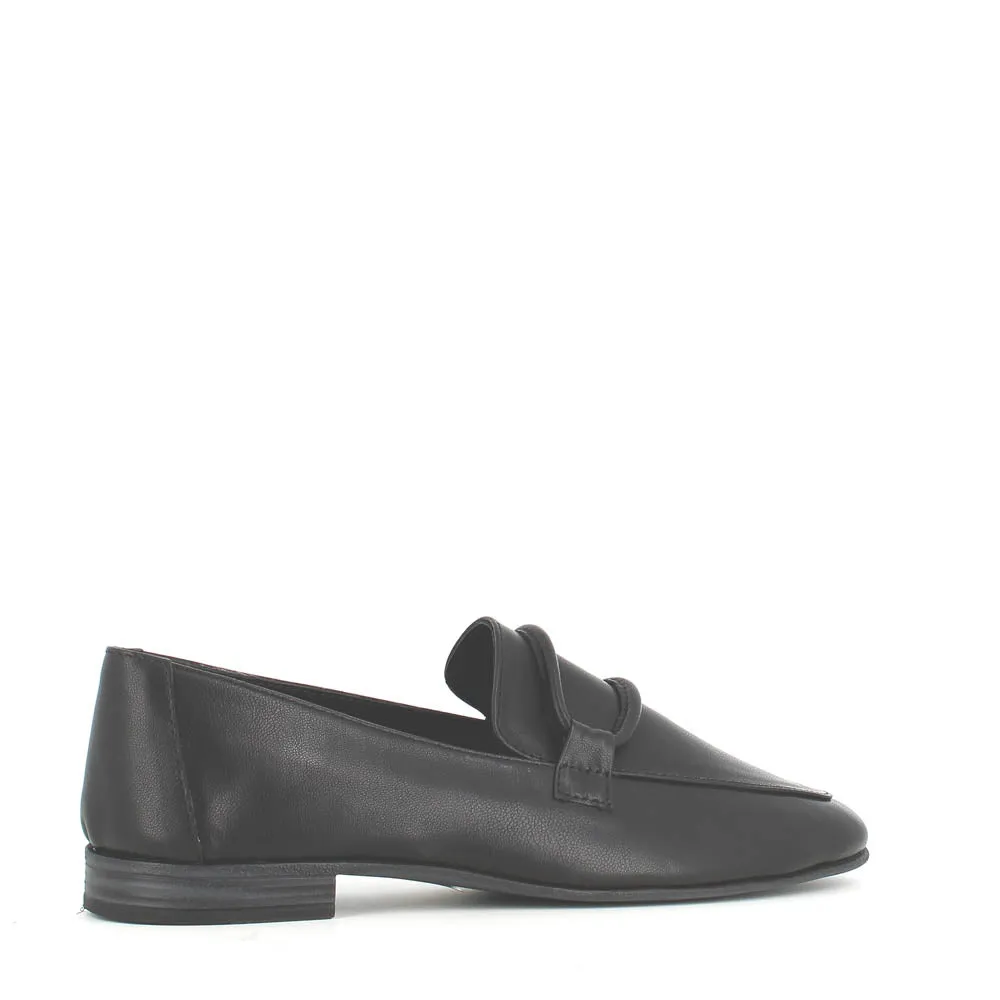 Cinders Edit Soft Leather Loafer Black