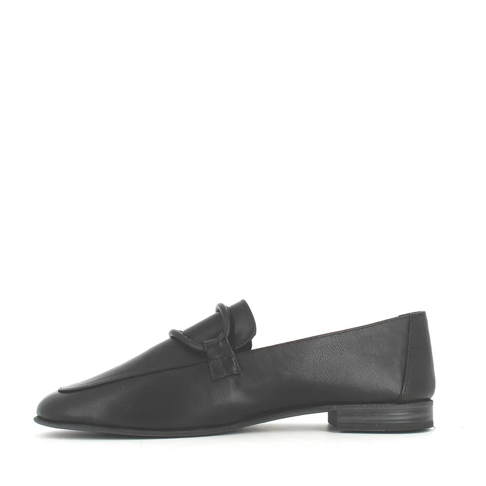 Cinders Edit Soft Leather Loafer Black