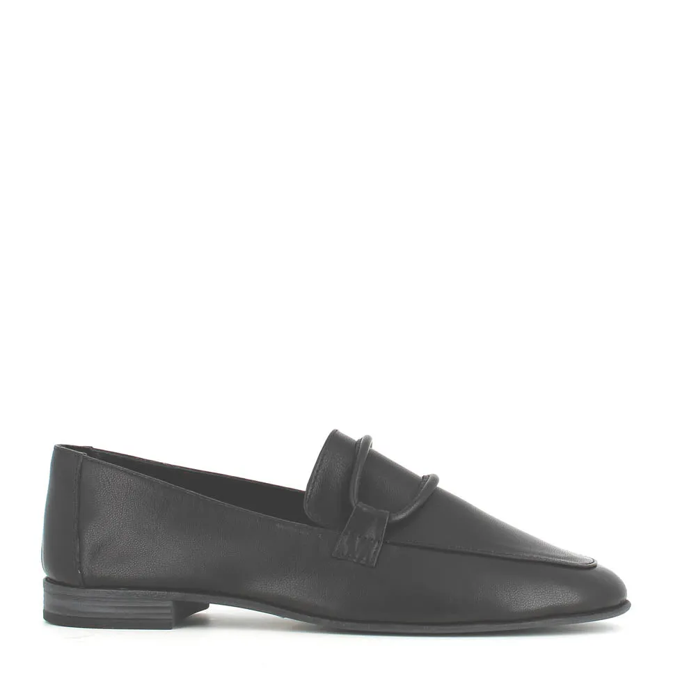 Cinders Edit Soft Leather Loafer Black