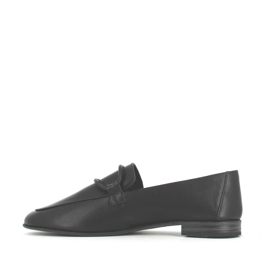 Cinders Edit Soft Leather Loafer Black