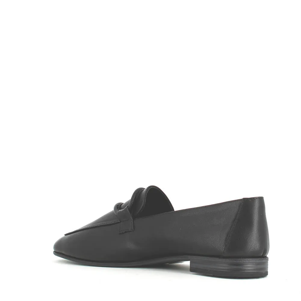 Cinders Edit Soft Leather Loafer Black