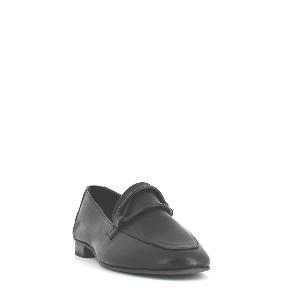 Cinders Edit Soft Leather Loafer Black