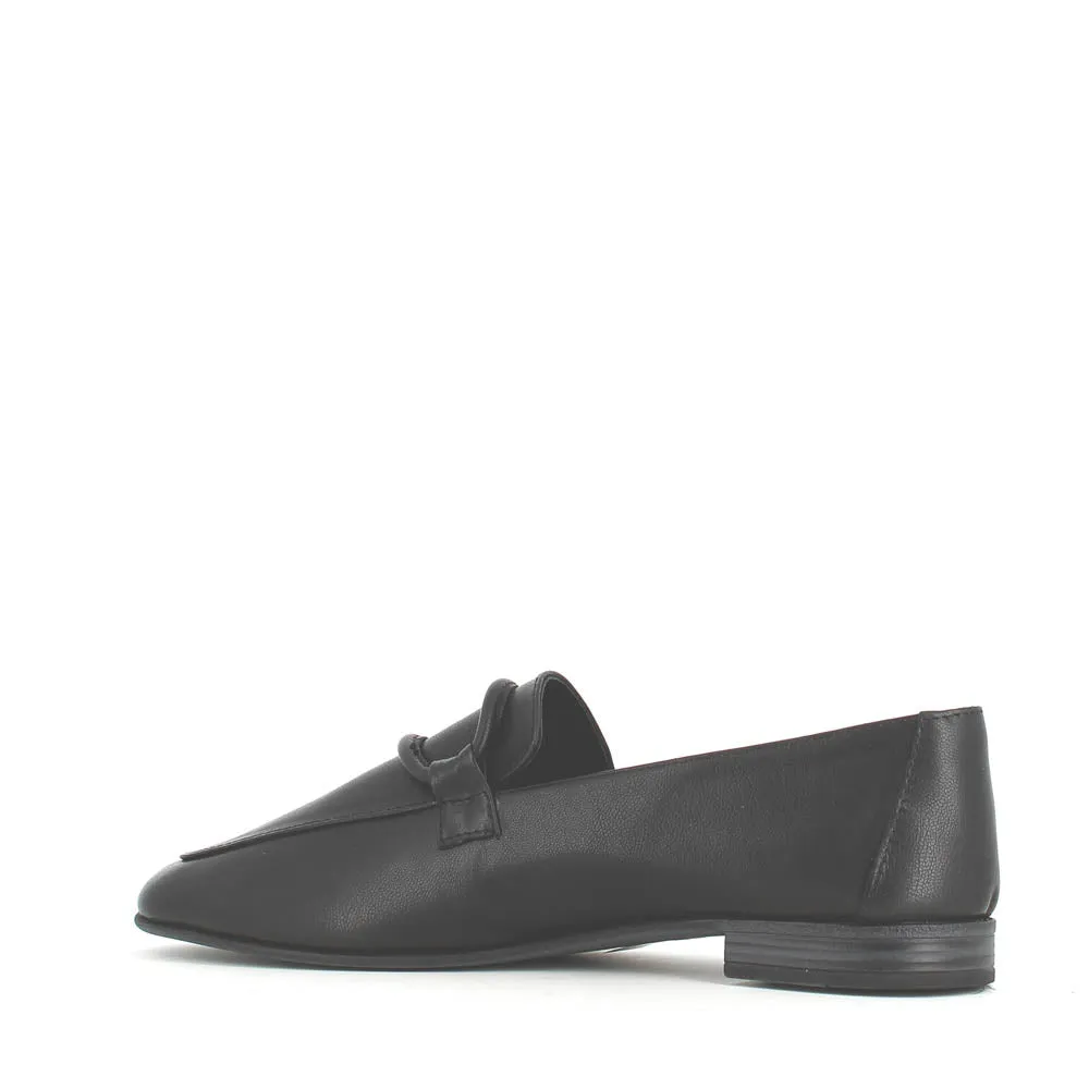 Cinders Edit Soft Leather Loafer Black