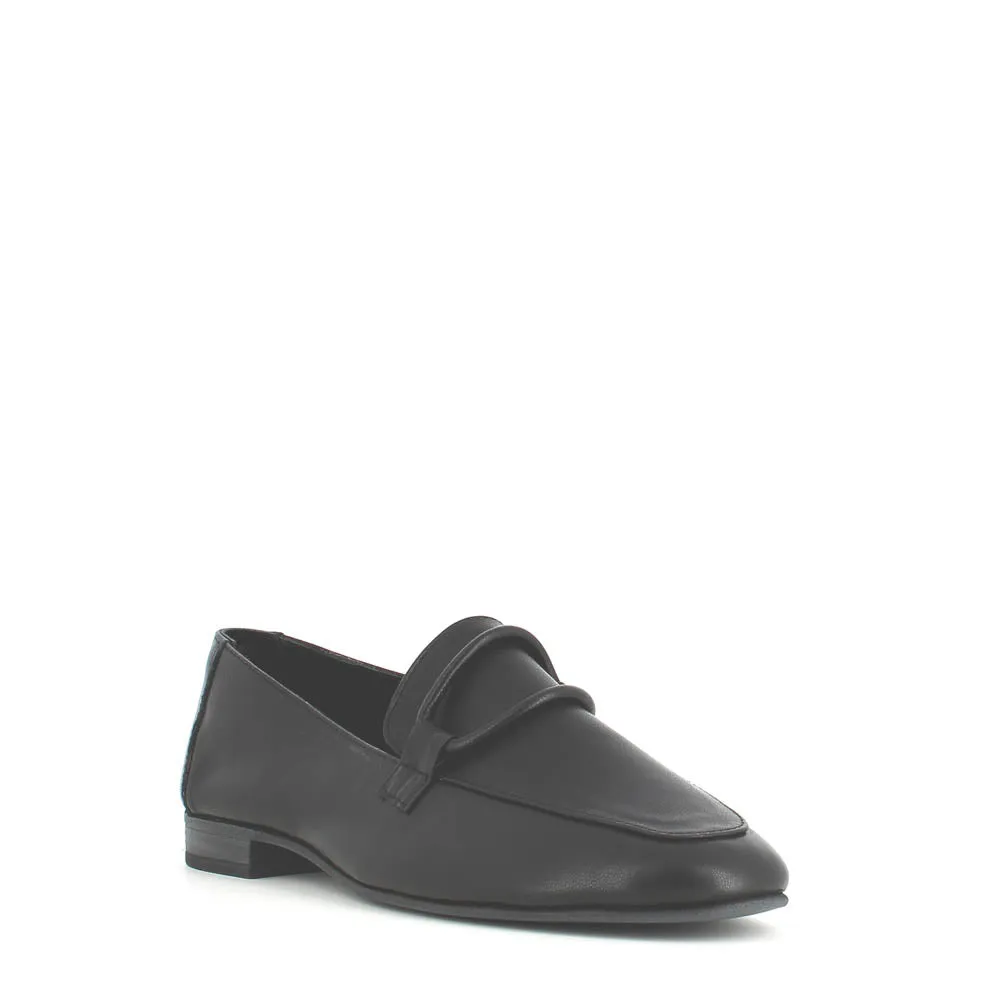 Cinders Edit Soft Leather Loafer Black