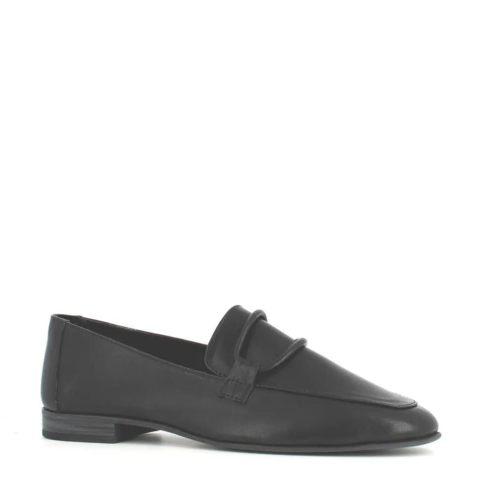 Cinders Edit Soft Leather Loafer Black