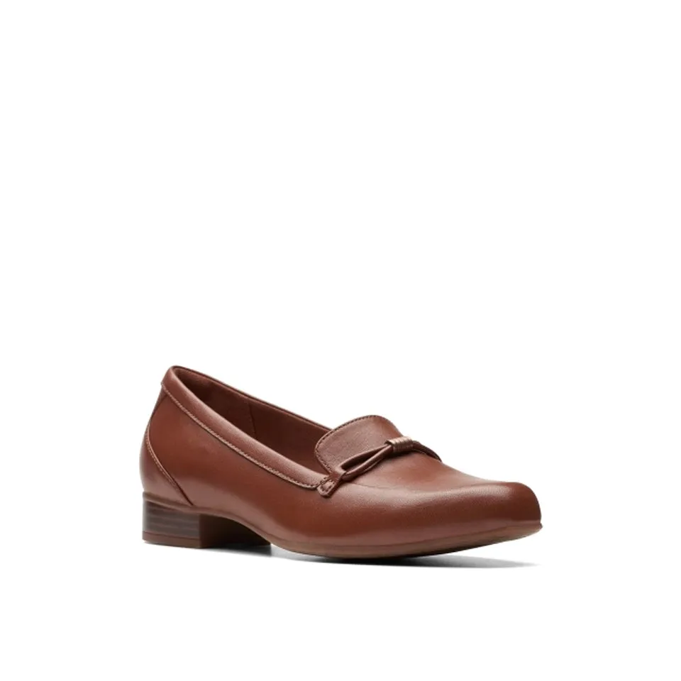 Clarks Women's Juliet Shine Tan Leather 26175181