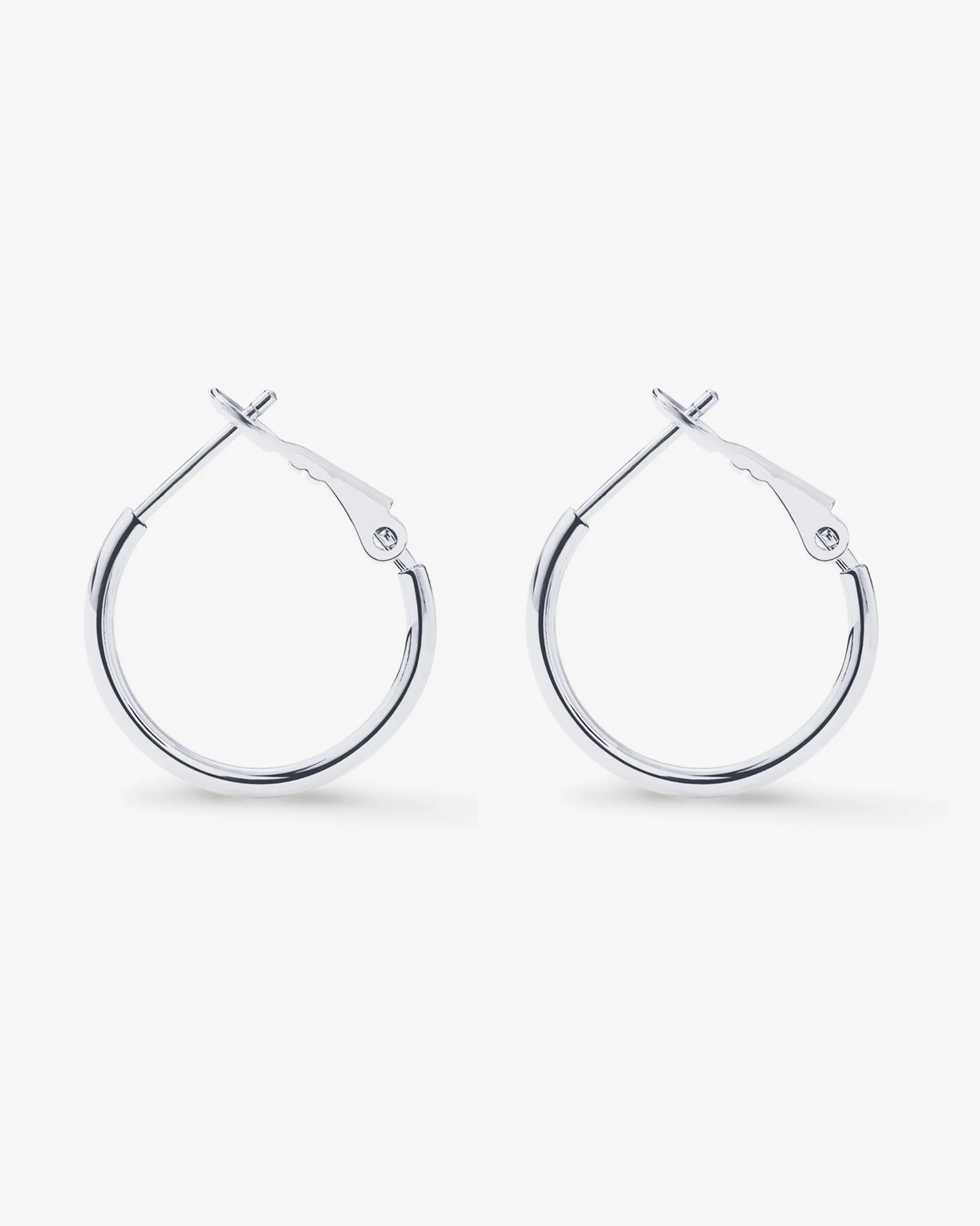 Clasp Back Thin Hoops