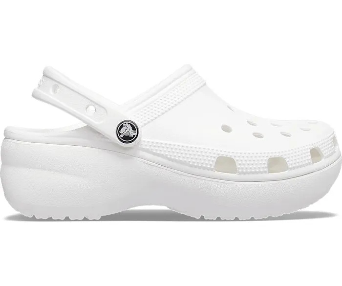 Classic Platform Clog White
