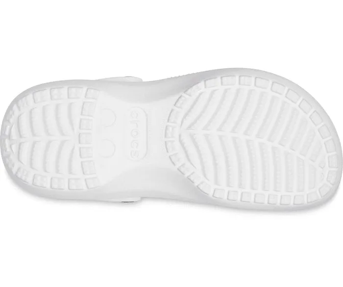 Classic Platform Clog White