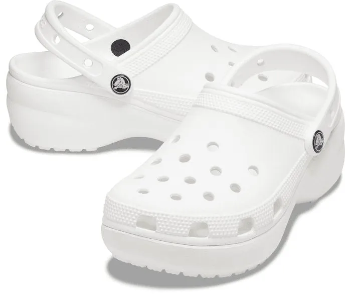Classic Platform Clog White