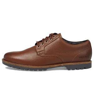Cole Haan Men's Midland Lug Plain Toe Oxford CH Lumber/Grey Pinstripe WR C37600