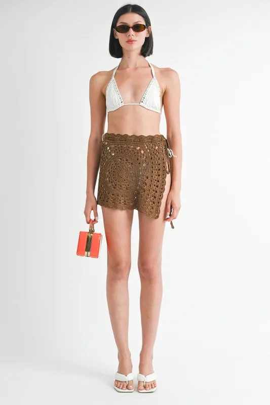 CROCHET COVER UP SKIRT