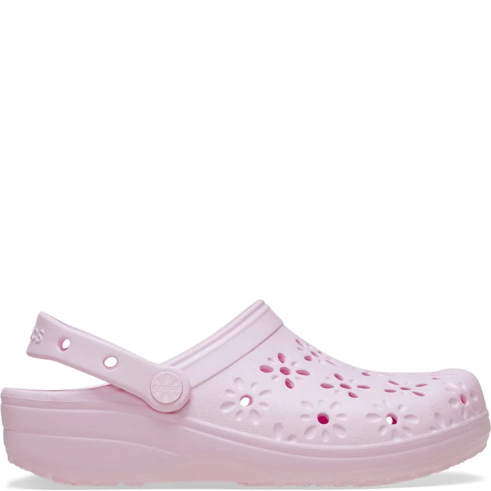 Crocs Unisex Classic Floral Cut Out Clog