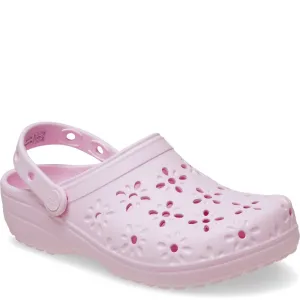 Crocs Unisex Classic Floral Cut Out Clog