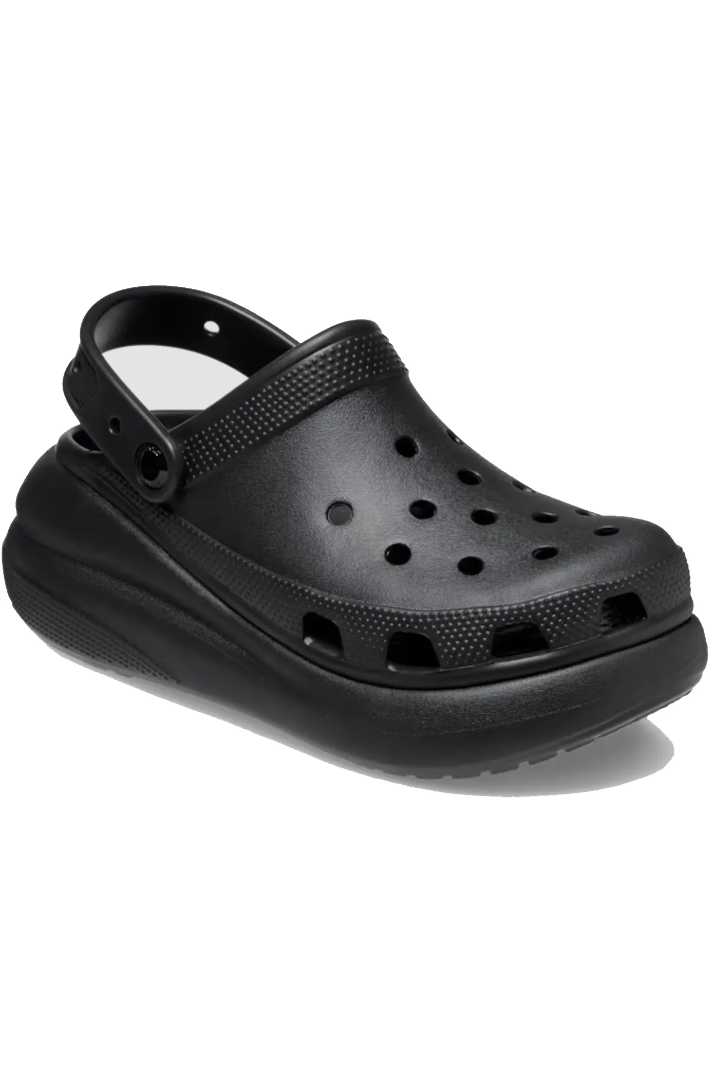 CROCS WOMEN'S CRUSH CLOG PLATFORM - BLACK