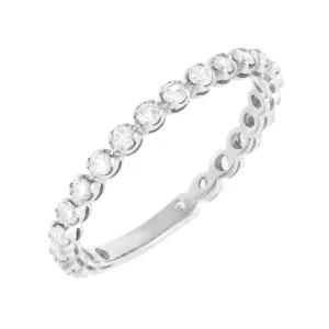 Diamond Thin Eternity Band 14K