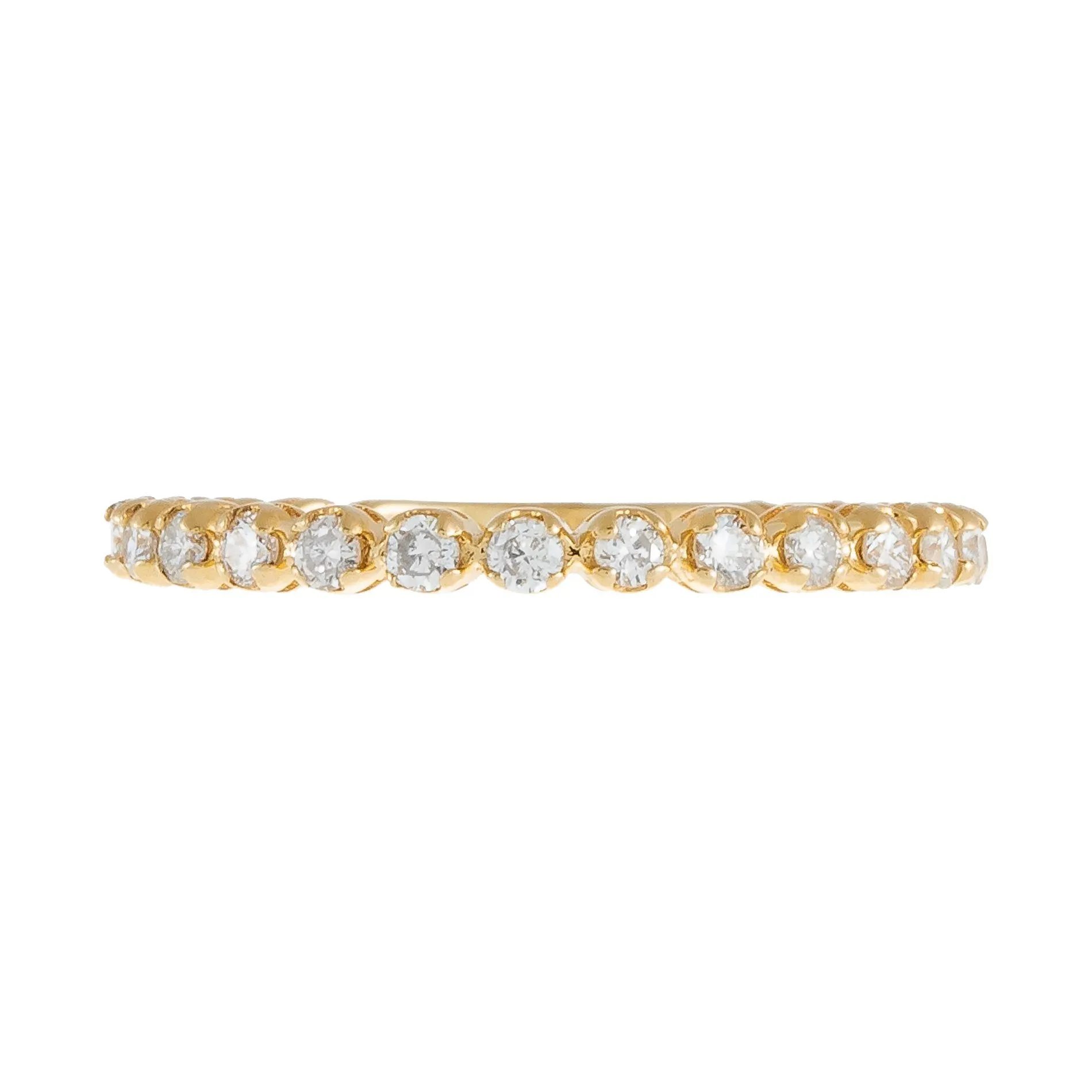 Diamond Thin Eternity Band 14K